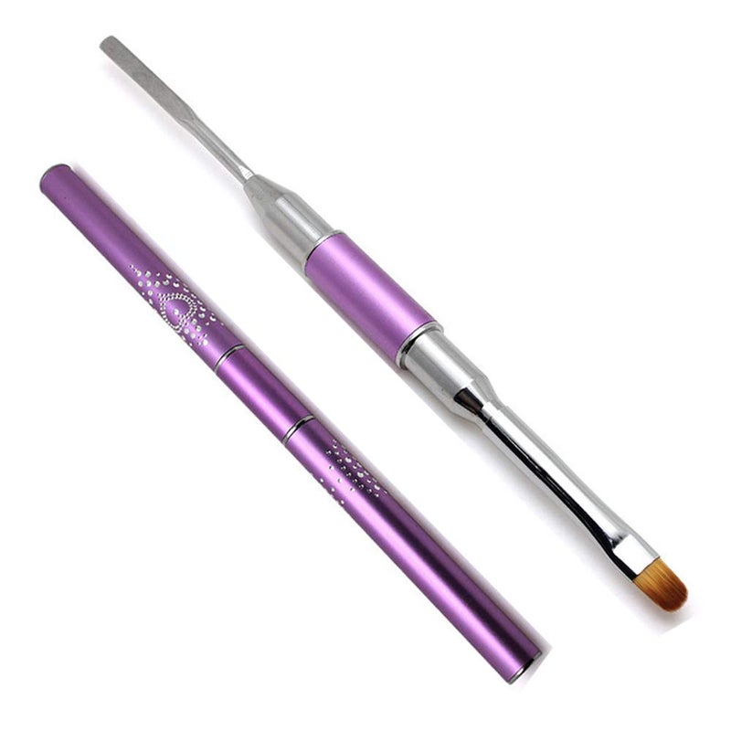 Liffly PolyGel Brush and Picker Brush tool for UV Poly Gel (Purple) - Image 1